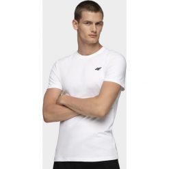 T-shirt męski TSM300 - biały. T-shirty męskie 4f. Za 39.99 zł.
