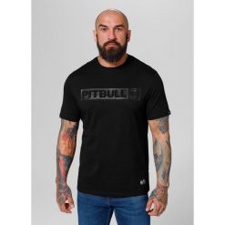Koszulka bawełniana sportowy t-shirt dla dorosłych All Black Hilltop. Czarne t-shirty sportowe męskie PITBULL, m, bez wzorów, z bawełny, casualowe, bez ramiączek. Za 99.00 zł.