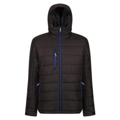 Męska Ocieplana Kurtka Navigate. Czarne kurtki męskie Regatta, m, bez wzorów, z puchu, sportowe, bez ramiączek, bez kaptura. Za 319.99 zł.