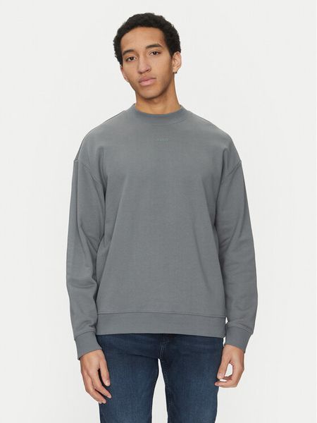HUGO Bluza Dapocrew 50525892 Szary Relaxed Fit. Szare bluzy nierozpinane męskie Hugo, m, bez wzorów, z bawełny, bez ramiączek, bez kaptura. Za 219.99 zł.