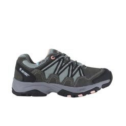 HI-TEC Florence Low WP - niskie buty wodoodporne. Szare buty zimowe męskie Hi-tec, bez wzorów, sportowe, bez obcasa, bez zapięcia. Za 415.99 zł.