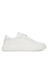 Calvin Klein Sneakersy Chunky Low Top Lace Up Mono HM0HM01970 Biały. Białe buty sportowe na co dzień męskie Calvin Klein, m, bez wzorów, ze skóry, bez ramiączek, bez kaptura. Za 519.99 zł.