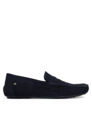 Jack & Jones Mokasyny Jfwjensen 12203636 Granatowy. Niebieskie mokasyny męskie Jack & Jones, ze skóry, bez zapięcia. Za 219.99 zł.