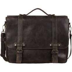 Duża torba męska skórzana Canaletto – laptop 15" TM262s344. Brązowe torby na laptopa męskie bez wzorów, ze skóry, duże. Za 520.00 zł.