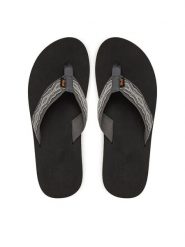 Teva Japonki Mush II 4168 Szary. Szare klapki i japonki męskie Teva, bez wzorów, z materiału. Za 159.99 zł.