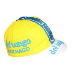 Czapka rowerowa Gist Equipe Vintage Del Tongo. Żółte czapki męskie GIST, bez wzorów, eleganckie. Za 129.00 zł.