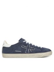 Premiata Sneakersy Steven Var 6643 Granatowy. Niebieskie buty sportowe na co dzień męskie Premiata, m, bez wzorów, ze skóry, bez ramiączek, bez kaptura. Za 799.99 zł.