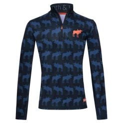 Bluza narciarska Męska Gareth & Lucas Eighty. Niebieskie bluzy z polaru męskie GARETH & LUCAS, m, bez wzorów, z elastanu, sportowe, bez ramiączek, bez kaptura. Za 229.99 zł.