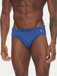 Emporio Armani Kąpielówki EM000570 AF12331 UB093 Niebieski. Niebieskie kąpielówki męskie Emporio Armani, m, bez wzorów, z syntetyku. Za 139.99 zł.