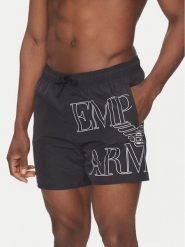 Emporio Armani Underwear Szorty kąpielowe EM000583 AF12326 UC001 Czarny Regular Fit. Czarne kąpielówki męskie Emporio Armani Underwear, bez wzorów, z syntetyku. Za 269.99 zł.