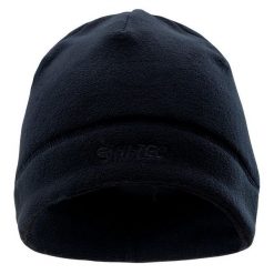 Czapka Unisex Dla Dorosłych Logo Hafni. Czarne czapki męskie Hi-tec, bez wzorów, sportowe. Za 53.99 zł.