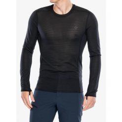 Bluza termoaktywna męska Black Diamond Coefficient LT Crew. Czarne bielizna termoaktywna męska Black Diamond, m, bez wzorów, bez ramiączek, narciarskie. Za 303.99 zł.