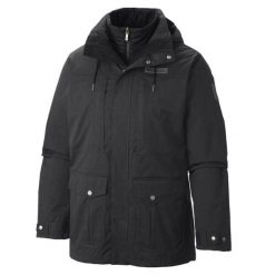 Kurtka trekkingowa męska Columbia Horizons Pine Interchange 3w1. Czarne kurtki męskie Columbia, na zimę, m, bez wzorów, z poliesteru, bez ramiączek, bez kaptura. Za 821.70 zł.