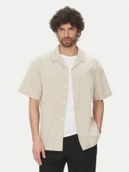 Jack & Jones Koszula Cody 12269801 Beżowy Relaxed Fit. Brązowe koszule męskie Jack & Jones, m, bez wzorów, z bawełny, bez kołnierzyka, bez ramiączek. Za 79.99 zł.