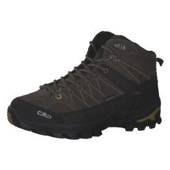 Buty trekkingowe męskie CMP Rigel Mid WP. Brązowe buty trekkingowe męskie CMP, bez wzorów, z materiału, bez zapięcia. W wyprzedaży za 399.99 zł.