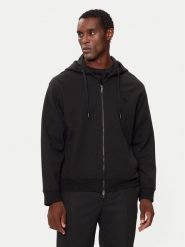 Armani Exchange Bluza 6DZMAF ZJKBZ 1200 Czarny Regular Fit. Czarne bluzy rozpinane męskie Armani Exchange, m, bez wzorów, z bawełny, bez ramiączek, bez kaptura. Za 359.99 zł.