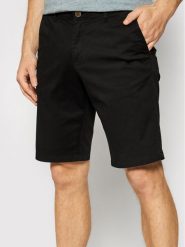 Jack & Jones Szorty materiałowe Bowie 12165604 Czarny Regular Fit. Czarne szorty męskie Jack & Jones, bez wzorów, z bawełny. Za 109.99 zł.