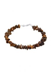 KUZZOI Męska bransoletka Boho ze szlachetnym kamieniem oko tygrysie w srebrze próby 925 Sterling Silver Biżuteria męska 1 ct Męskie. Szara biżuteria dla mężczyzn KUZZOI, z materiału, z perłą, srebrne. Za 207.39 zł.