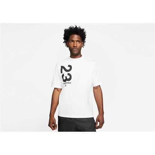 Koszulka sportowa męska Nike Air Jordan 23 Engineered Wordmark. Białe t-shirty sportowe męskie Nike, m, bez wzorów, sportowe, bez ramiączek. Za 179.00 zł.