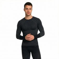 Koszulka termoaktywna męska Risalti Energy High Neck. Szare bielizna termoaktywna męska Aulp, m, bez wzorów, bez ramiączek. W wyprzedaży za 119.99 zł.