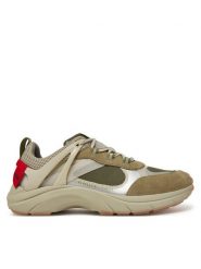 HUGO Sneakersy GO2 50541703 Khaki. Brązowe buty sportowe na co dzień męskie Hugo, m, bez wzorów, z materiału, bez ramiączek, bez kaptura. Za 479.99 zł.