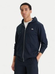 Quiksilver Bluza EQYFT04952 Granatowy Regular Fit. Niebieskie bluzy rozpinane męskie Quiksilver, l, bez wzorów, z syntetyku, bez ramiączek, bez kaptura. Za 219.99 zł.