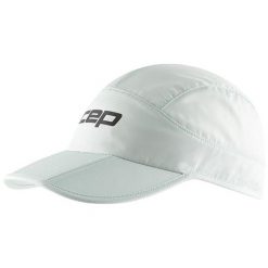 Sportowa czapka z daszkiem do biegania unisex lekka regulowana CORE Run CEP. Żółte czapki męskie CEP, bez wzorów, sportowe. Za 84.00 zł.