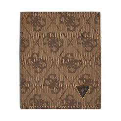 Portfel Guess. Brązowe portfele męskie Guess, z aplikacjami. Za 209.99 zł.