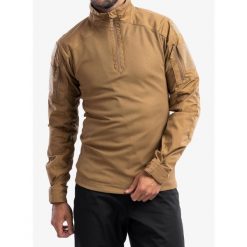 Bluza męska Helikon-Tex MCDU Combat Shirt - NyCo Ripstop. Brązowe bluzy nierozpinane męskie Helikon-Tex, m, bez wzorów, casualowe, bez ramiączek, bez kaptura. Za 314.99 zł.
