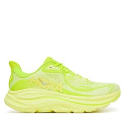 Buty do biegania Hoka. Żółte buty do biegania męskie HOKA, bez wzorów, bez zapięcia, do biegania. Za 599.99 zł.