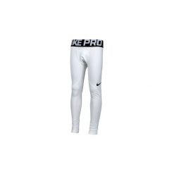 Nike Spodnie Nike B NP WM TGHT JR biały r. S (128-137cm) (856124 100). Spodnie dresowe męskie Nike. Za 131.74 zł.
