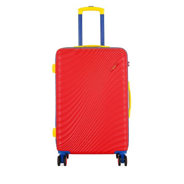 Walizka średnia Semi Line. Czerwone walizki męskie Semi-line, bez wzorów, średnie. Za 269.99 zł.