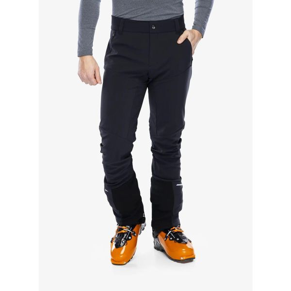 Spodnie softshell męskie Vaude Larice Pants IV. Czarne spodnie narciarskie i snowboardowe męskie Vaude, bez wzorów, z materiału, narciarskie. Za 774.50 zł.