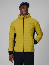 4F Kurtka trekkingowa z wypełnieniem Primaloft Silver męska - żółta XXL. Żółte kurtki męskie 4f, l, bez wzorów, z materiału, bez ramiączek, bez kaptura. Za 399.99 zł.