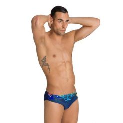 Kąpielówki slipy męskie na basen Arena OG Brief Australia. Niebieskie kąpielówki męskie ARENA, m, bez wzorów. Za 49.99 zł.