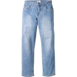 Dżinsy ze stretchem Regular Fit Straight bonprix jasnoniebieski. Niebieskie jeansy męskie bonprix, z jeansu, klasyczne. Za 109.99 zł.