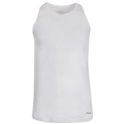 Męski tank top Fila Biały XL - Oddychająca bawełna. Białe bielizna termoaktywna męska Fila, m, bez wzorów, z bawełny, bez ramiączek. Za 146.99 zł.