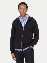 Tommy Hilfiger Bluza Essential MW0MW37239 Czarny Regular Fit. Czarne bluzy rozpinane męskie Tommy Hilfiger, m, bez wzorów, z bawełny, bez ramiączek, bez kaptura. Za 469.99 zł.