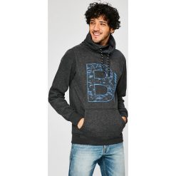 S. Oliver - Bluza. Czarne bluzy nierozpinane męskie S.Oliver, z nadrukiem, z bawełny. W wyprzedaży za 119.90 zł.