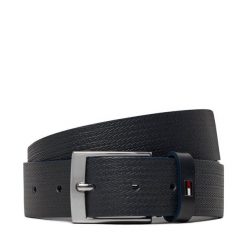 Pasek Męski Tommy Hilfiger. Niebieskie paski męskie Tommy Hilfiger, bez wzorów. Za 154.99 zł.