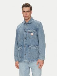 Levi's® Kurtka jeansowa Engineer A0744-0003 Niebieski Relaxed Fit. Niebieskie kurtki męskie l, bez wzorów, z bawełny, bez ramiączek, bez kaptura. Za 379.99 zł.