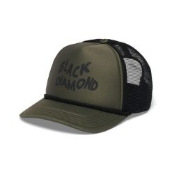 Czapka Trucker Black Diamond Flat Bill. Zielone czapki męskie Black Diamond, bez wzorów, sportowe. Za 203.50 zł.
