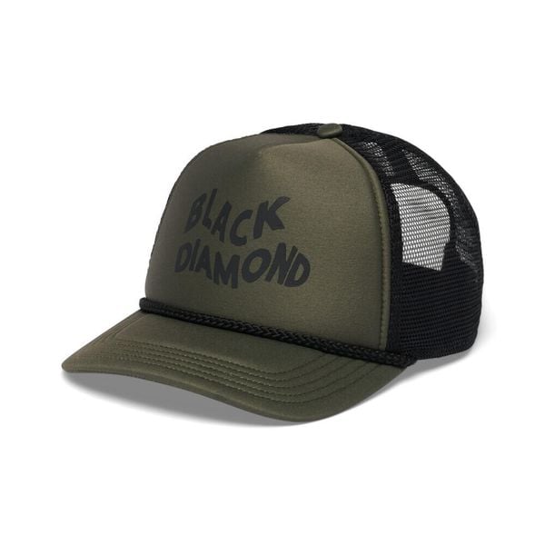 Czapka Trucker Black Diamond Flat Bill. Zielone czapki męskie Black Diamond, bez wzorów, sportowe. Za 203.50 zł.
