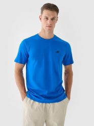 4F T-shirt regular gładki (3-pack) męski - multikolor 3XL. T-shirty męskie 4f, m, bez wzorów, z bawełny, bez kołnierzyka, bez ramiączek. Za 89.99 zł.