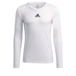 Koszulka męska adidas Team Base Tee. Białe bielizna termoaktywna męska ADIDAS, l, bez wzorów, z materiału, bez ramiączek, do piłki nożnej. Za 62.00 zł.