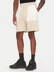 The North Face Szorty sportowe Terry NF0A8C29 Beżowy Regular Fit. Brązowe szorty sportowe męskie The North Face, bez wzorów, z bawełny, sportowe. Za 179.99 zł.