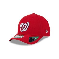 Czapka baseballowa 9forty MLB Washington Nationals PLYR REP MC OTC. Czerwone czapki męskie New Era, bez wzorów, casualowe. Za 189.50 zł.