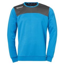 Bluza Kempa Emotion 2.0. Niebieskie bluzy nierozpinane męskie Kempa, bez wzorów, sportowe, bez ramiączek, bez kaptura. Za 188.50 zł.