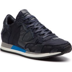 Sneakersy PHILIPPE MODEL - Tropez TRLU CR01 3D Bleu. Niebieskie buty sportowe na co dzień męskie Philippe Model, z materiału. Za 1,509.00 zł.