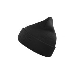 Czapka Wind Double Skin With Turn Up. Czarne czapki męskie ATLANTIS, bez wzorów, sportowe. Za 29.99 zł.